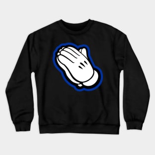 Praying hands-royal Crewneck Sweatshirt